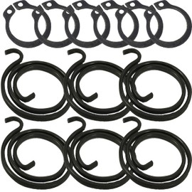 Universal Hardware 2.25 Turns Door Handle Springs Repair Kit Plus Circlip (6 x 2.25 Turn, 1.8mm Thick coils Plus 6 Circlip)