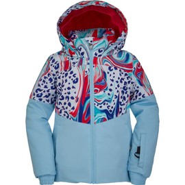Spyder Girl's Conquer Jacket (Toddler/Little Kids) Frost 3T Toddler