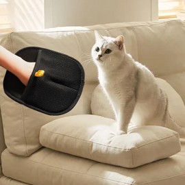 Pet Grooming Gloves | Double-Sided Kitten Dematting Gloves | Hands On Gloves, Multifunctional Pet Hair Remover Gloves For Washing, Deshedding, Grooming