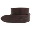 Interchangeable belt made of full cowhide leather without buckle, 4