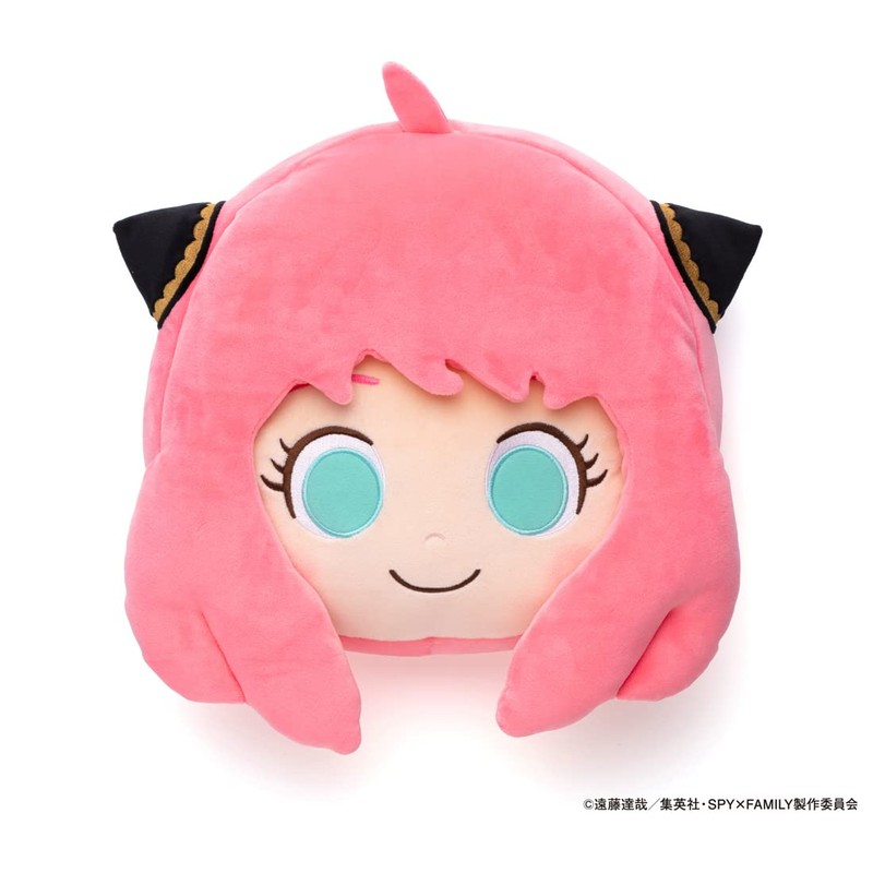 Mocchi-Mocchi-Style SPY x FAMILY Face Shaped Plush Pillow (Anya Forger)