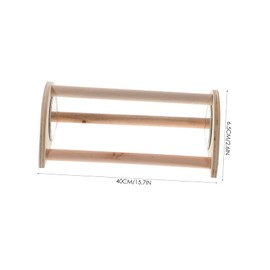 minkissy Pack of 2 Chicken Swing Stand Chicken Pole for Baby Chicks Birds Perch Chick Root Chick Bass Chicken Root Supply Baby Chicken Root Chicken Standing Pole Hen Roosting Loft Parrot Wood