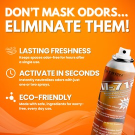 NI-712 Odor Eliminator, Orange Continuous Spray, 1 Can
