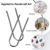 Nichrome U Hooks Pins,100pcs U Hooks Wire Jump Rings,High Temperature