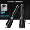 Lylting Rechargeable Flashlights High Lumens, 4 Pack 99,000 Lumens Led