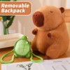 LYPPUL Capybara Plush Toy, 23 cm Cute Capybara Cuddly Toy,
