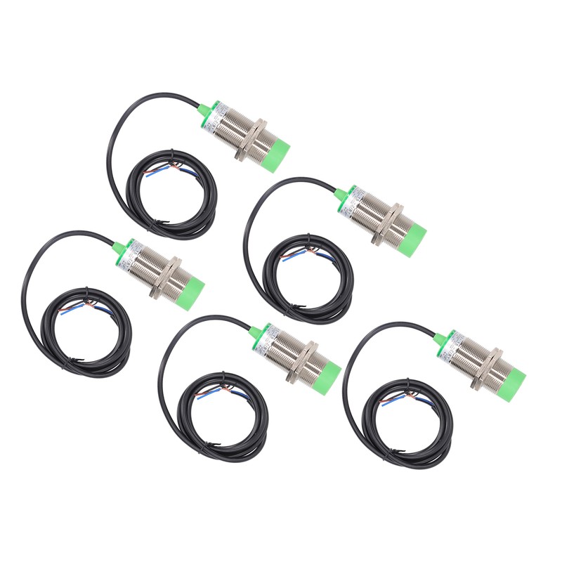 5 Pcs Proximity Sensor PNP Normally Open 15mm Detection IP65