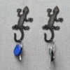 Molyorch 1 x Gecko Coat Hook, Rustic Coat Hook, Cast