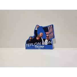 2x TRUMP 2024 7/13 Attempted Assassination 4 Inch Vinyl decal MAGA TEFLON DON
