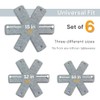 SAVUK Pot and Pan Protectors Set of 6 and 3