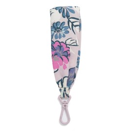 Vera Bradley Featherweight Keychain, Fresh-Cut Floral Lavender