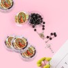 12 PCS Our Lady Of Guadalupe Black Bead Scented Rosaries