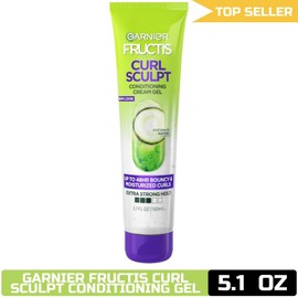 Garnier Fructis Curl Sculpt Cream Gel, 5.1 Fl Oz - Moisturizing Styling Product