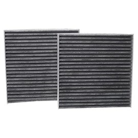 vhbw 2 x cabin filter replacement for Knecht LAK 630/S for cars - with activated carbon