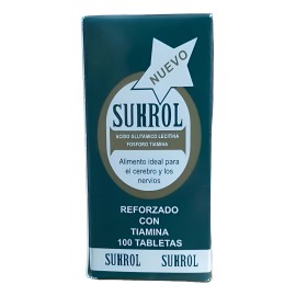 Sukrol Multivitaminico Para Cerebro Y Nervios 100 Tabletas N/a