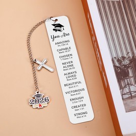 Last First Day of Senior Year 2026 - Class of 2026 Gifts, Graduation Bookmark Gifts for Her Him, Senior 2026 Gifts for Girls Middle High School College Grad Student Nurse Daughter Son