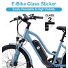 6 Pcs Ebike Stickers, Class 2 Ebike Sticker, 750W 20MPH