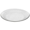Broste Copenhagen 14460669 Hammered Plate, Glass, 22.5 cm