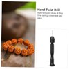 LALAFINA 1 Set Hand Drill Pin Vise with Drill Bits