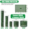 Omirome 10pcs Tree Trunk Protector, Tree Guards Trunk Protector with