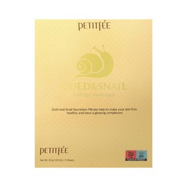 PETITFEE [PETITFEE]Gold & Snail Mask Pack (5ea)
