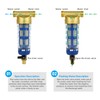 Water Filter, Reusable, Spin-Down Sediment Water Filter with Male Thread,