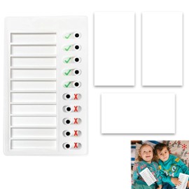 Checklist Boards To Do List Checklists Board Memo Checklist Portable Memo Board Chore Chart for Children Adults RV Checklist Reminder with Interchangeable Blank Papers