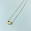 14k necklace daily layered heart empty silver pendant silver (sillver)