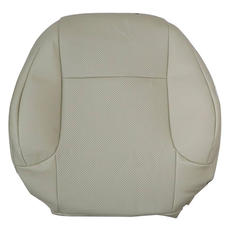 Priprilod Tan Perforated Leather Driver Side Bottom Replacement Seat Cover