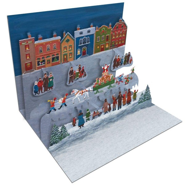 LANG Folk Art Christmas Pop-Up Christmas Cards (2005106)