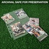 Samsill 50 Pack 4 Pocket Trading Card Sleeves, Holds 400