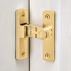 Wocoe 90 Degree Right Angle Gate Latches,Gold Zinc Alloy Flip