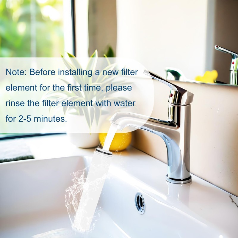 4 PACK Replacement Shower Head Filter Cartridge Compatible with Co