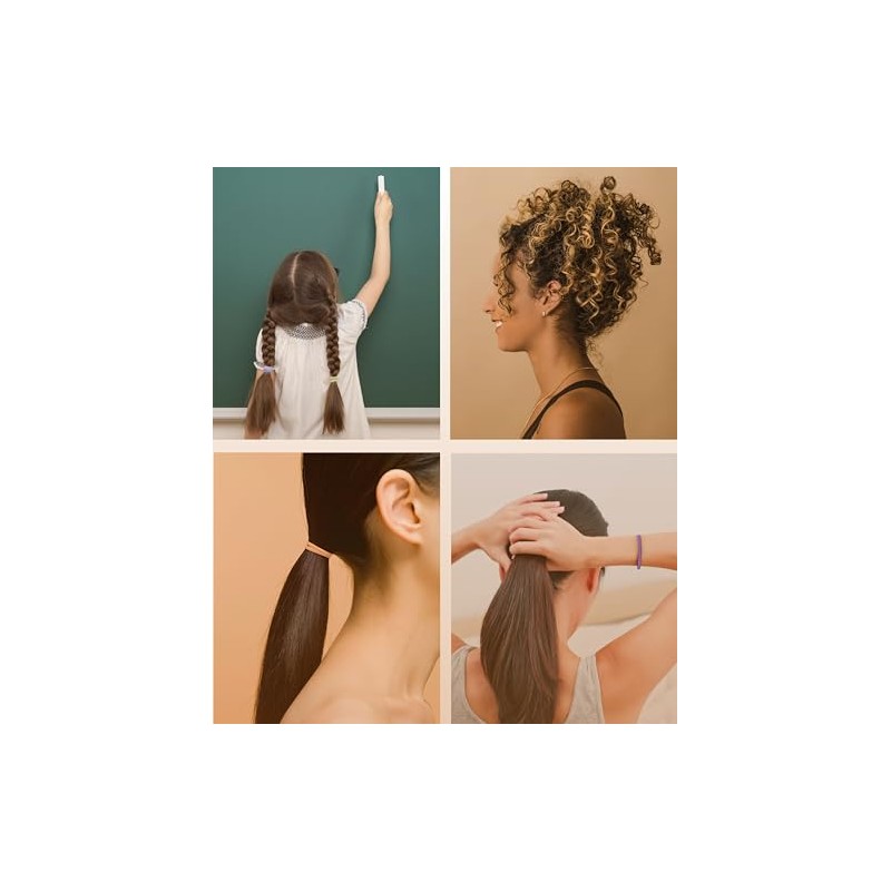 Snag Free Pastel Hair Bobble for Girls Back to School