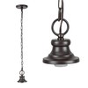 Aspen Creative 21048-11, Indoor Pendant Light Kit, 6' SPT-1 Black