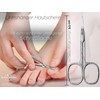 Solingen Erbe Left-Handed Nail Scissors with Curved Blade