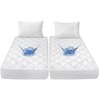 Split California King Mattress Protector Pad for Adjustable Beds, Absorbent