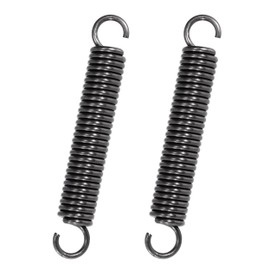 GUNGY Tension Springs with Hooks Piano Wire Tension Spring Tension Spring 125 mm Outer Diameter 20 mm Wire Diameter 3.2 mm Maximum Tension 28.7 kg 3.2 x 20 x 125 mm Pack of 2