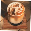Zerodeko 1Pc Wooden Cup Mat Heat Insulation Coaster for Coffee