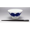 Hasamiyaki, Round Crest Joint, Kurawanka Bowl, Rice Bowl, Blue, Microwavable,