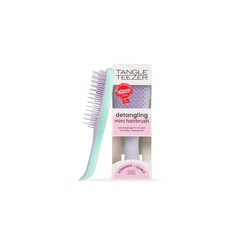 Tangle Teezer Ultimate Detangler Mini Hair Brush, Wisteria Leaf