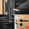 SOTECH Olav Door Hinges 3-Piece Set with 4 Threaded Bolts,