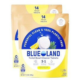 Eco-Friendly Toilet Bowl Cleaner Tablets - Lemon Cedar Scent