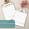 AEYAKA Wall Calendar 2025 Calendar A3 Planner German with Holiday