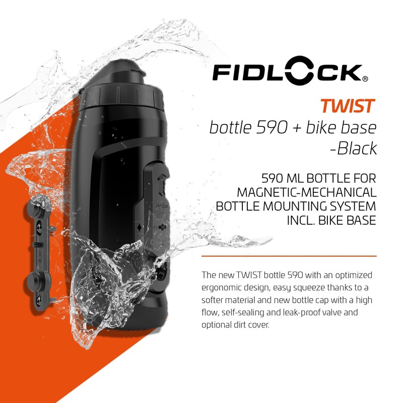 FIDLOCK Twist Bottle 590 & Bike Base Set - New