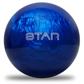 ELITE Star 6 LB Bowling Ball - Polyester - Medium Drilling - Great for Beginner Bowlers - Blue Pearl