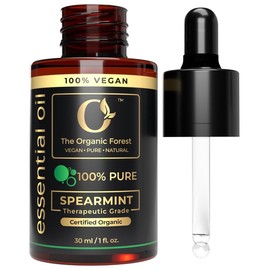 Organic Spearmint Oil for Skin and Body Massage | Spearmint Essential Oil for Aromatherapy | Spearmint Oil for Facial Hair |
