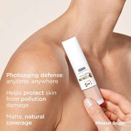 ISDIN Polvo de Cepillo Mineral 4g | Protección Solar Anti-Contaminación y Luz Azul | Complemento Ideal para Cuidado Solar Diario | Apto para Pieles Sensibles | Fórmula Ligera y Práctica para Retocar en Cualquier Momento