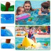 LATRAT Pack of 4 Inflatable Palm Tree Coasters, Jumbo Coconut