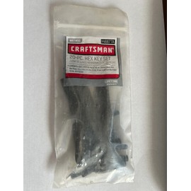 Craftsman 20 Pc. Metric Hex Allen Key Wrench Set Part #46677A, Short & Long Keys